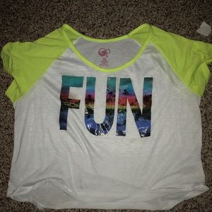 “Fun” Crop Top